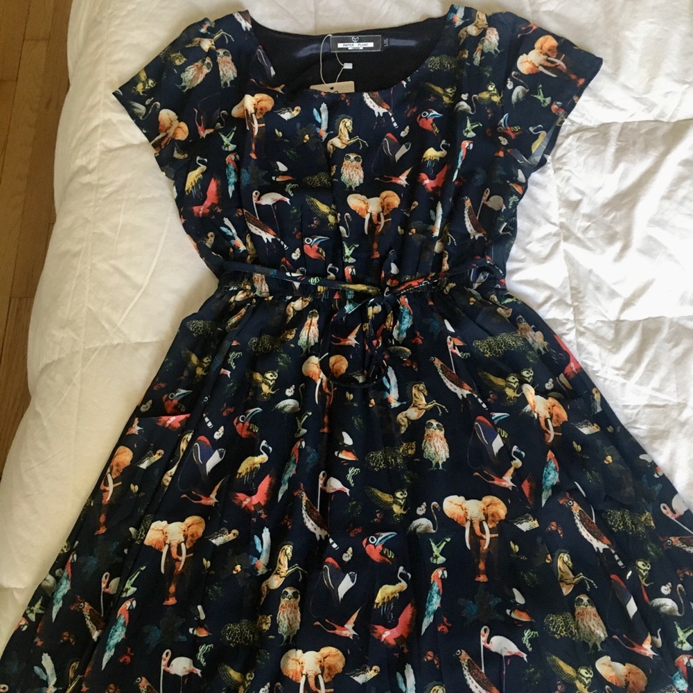 Host Pick ⭐️ Paper Plane London Animal Print Dress